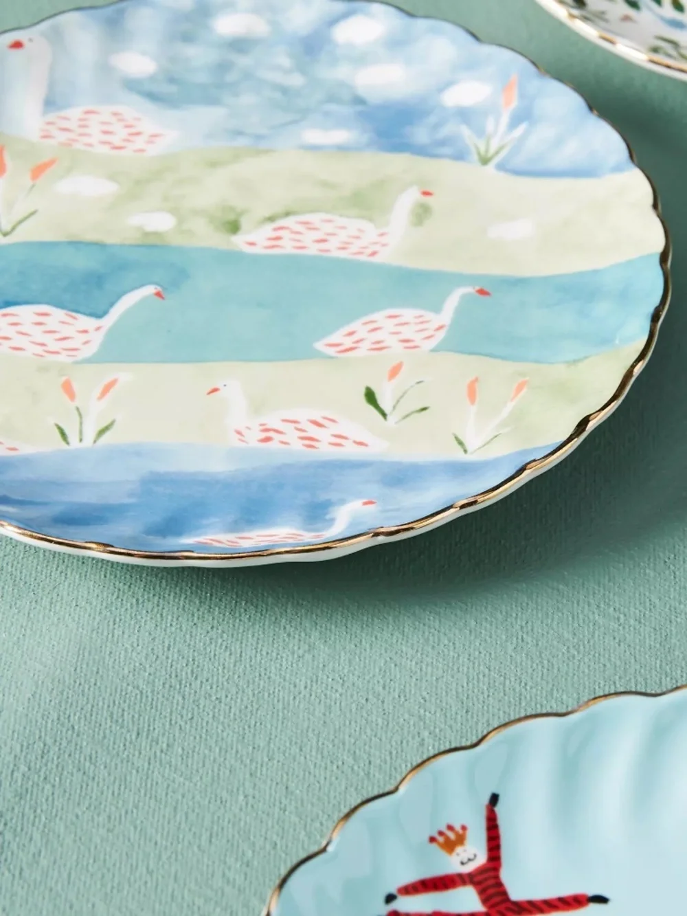 MINT New Anthropologie 12 Days of Christmas Canape Plate Set of 12 In Box 2018